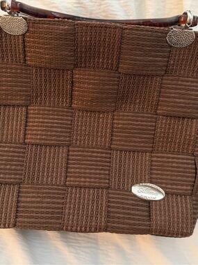 Alma Creazioni Woven Brown Handbag
